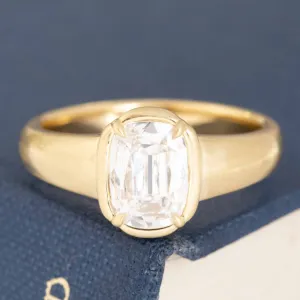 1.01ct Cushion Cut Diamond Robertson Solitaire