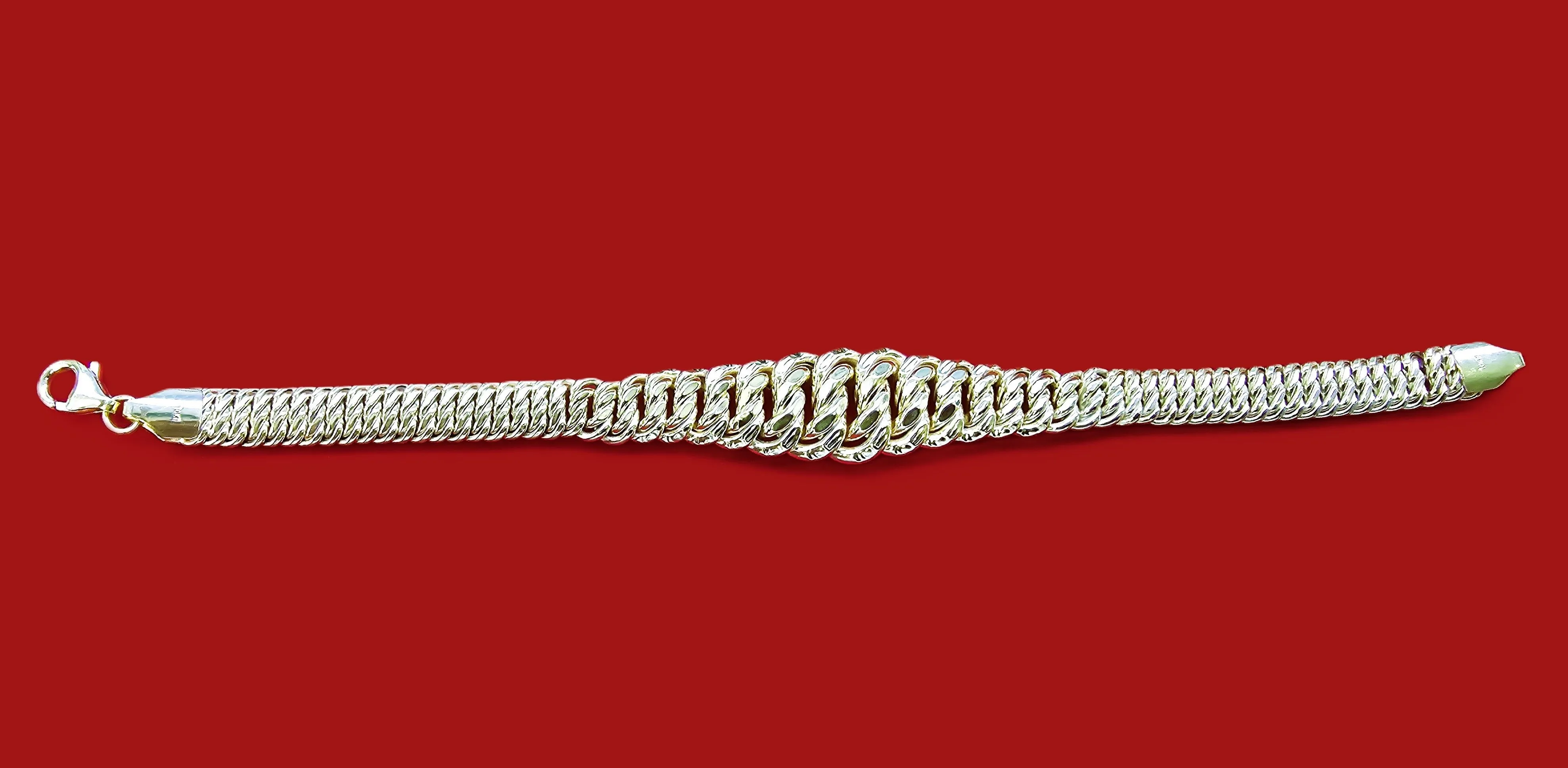 10K Real Gold Hollow DC Fancy Princess Necklace & Bracelet Set (17" & 7")