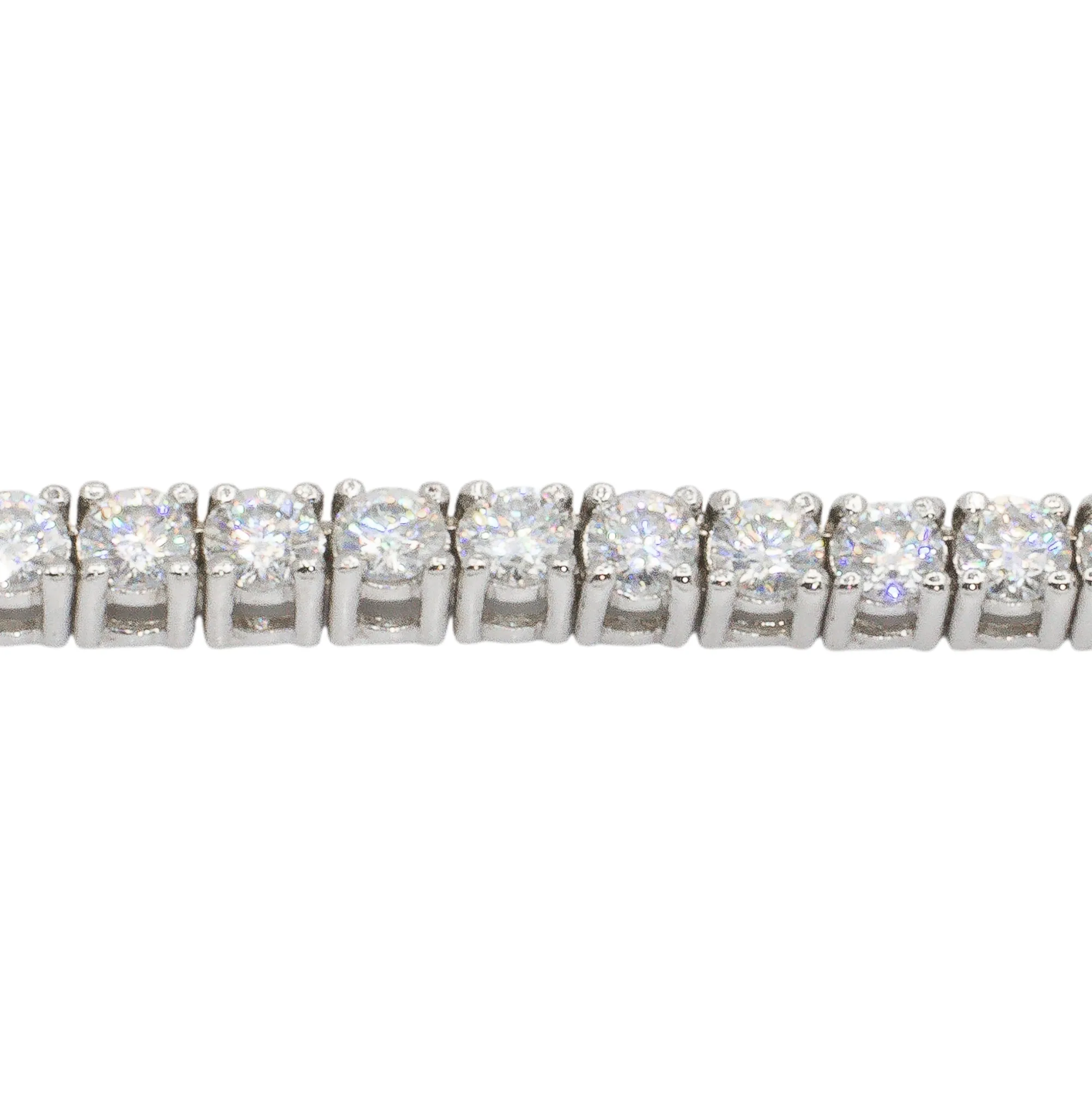 14k Gold Lab Diamond Tennis Chain 3 MM 13.9 CTW