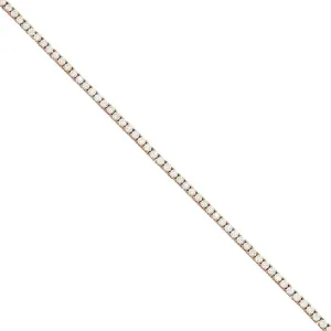 14k Gold Lab Diamond Tennis Chain 3 MM 13.9 CTW