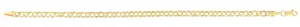 14K Gold Mini Double Link Charm Bracelet