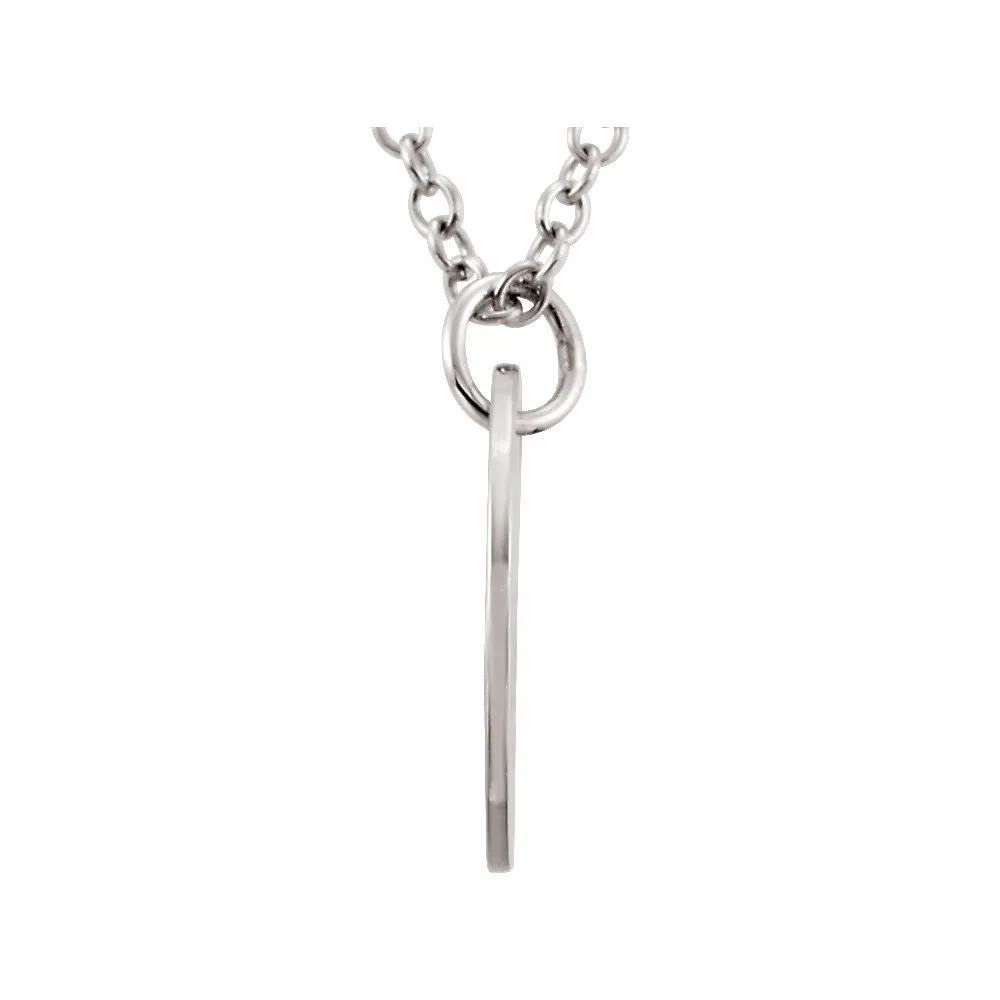 14k White Gold Scorpio Zodiac Necklace
