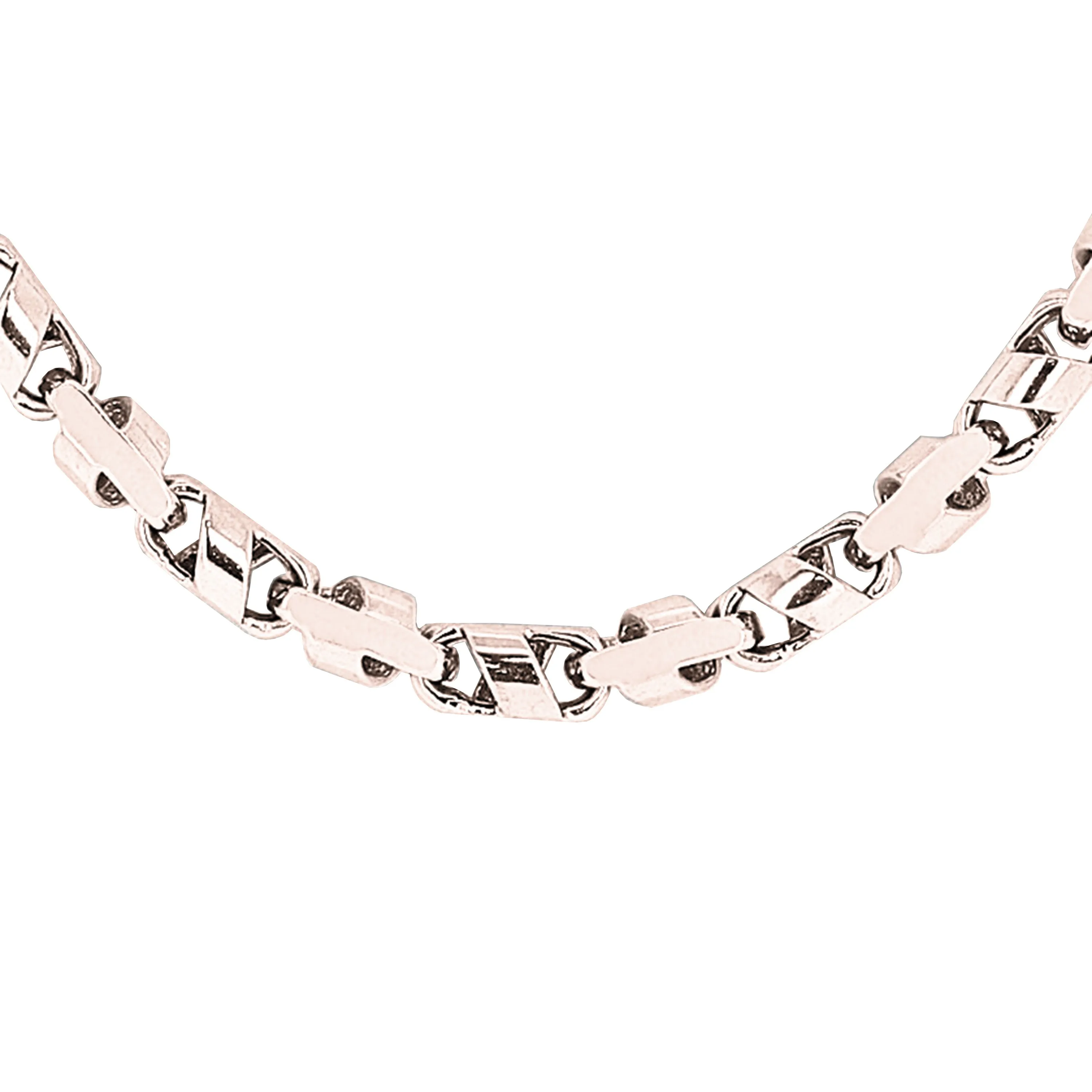 14k Yellow White or Rose Gold Handmade Link Bracelet 7" - 9" 4.5mm