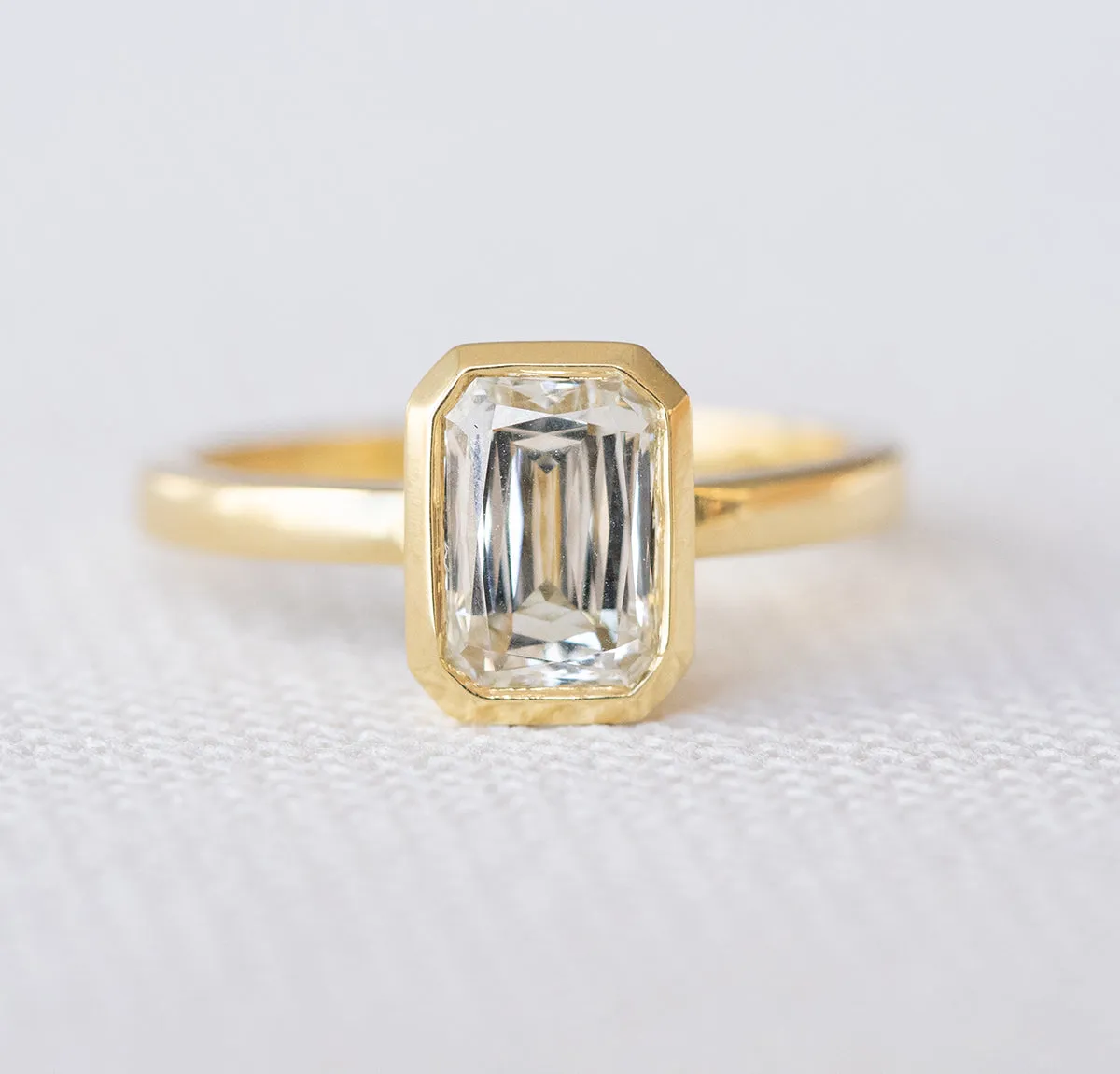 1.50 ct. CrissCut Emerald Diamond Ring
