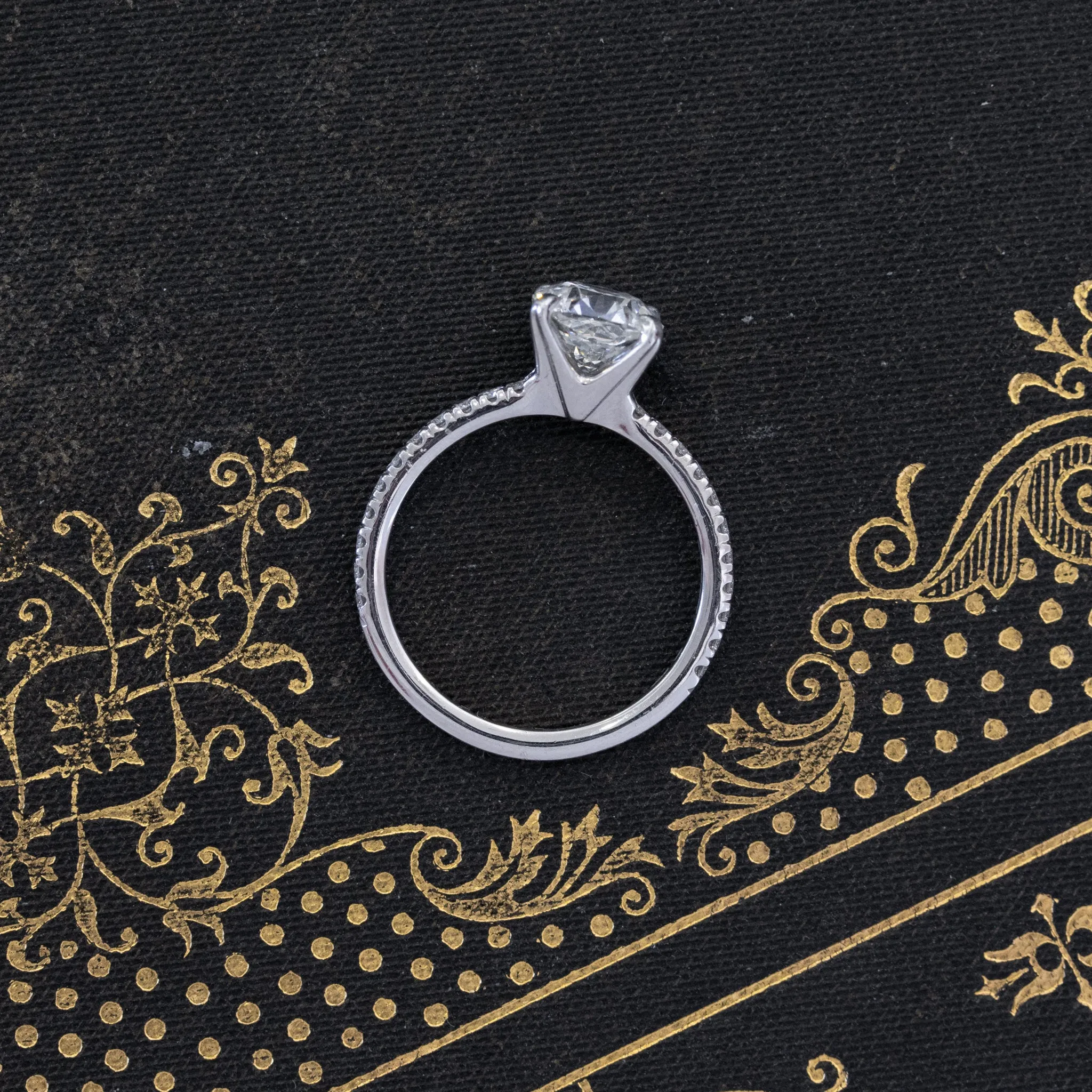 1.60ct Cushion Cut Solitaire A Blue Nile Signature Cut