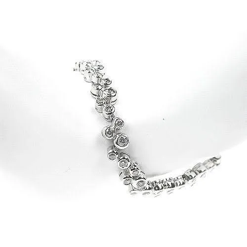 1.70-3.10 CT Round Cut Diamonds - Diamond Bracelet