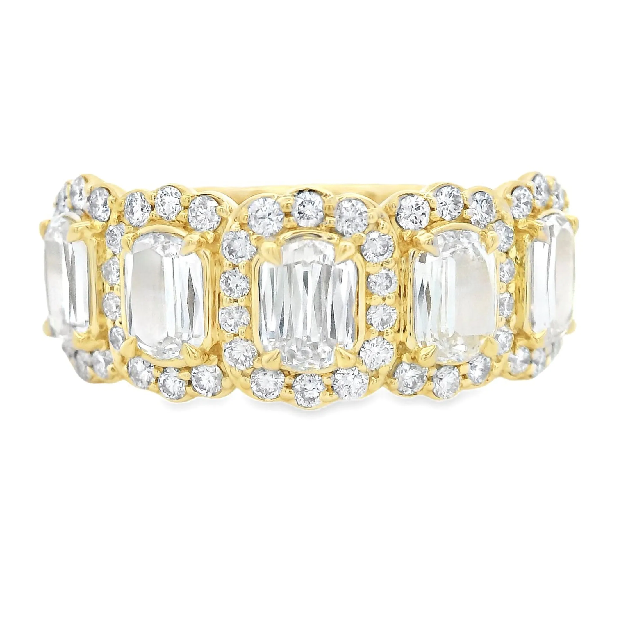 1.78ct 18k Yellow Gold Diamond Band