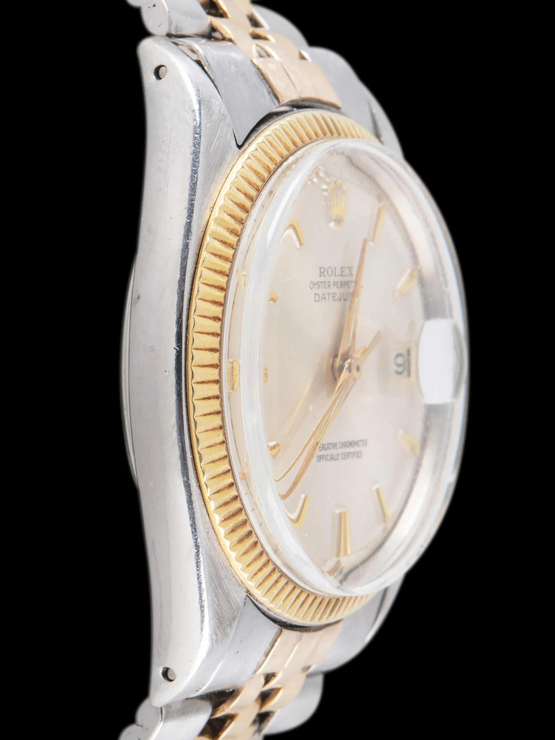1960 Rolex Two-Tone Datejust (Ref. 1601) Silver "SWISS Only" Dial