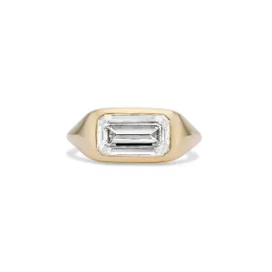 2.00 Carat Emerald Cut Beck Engagement Ring