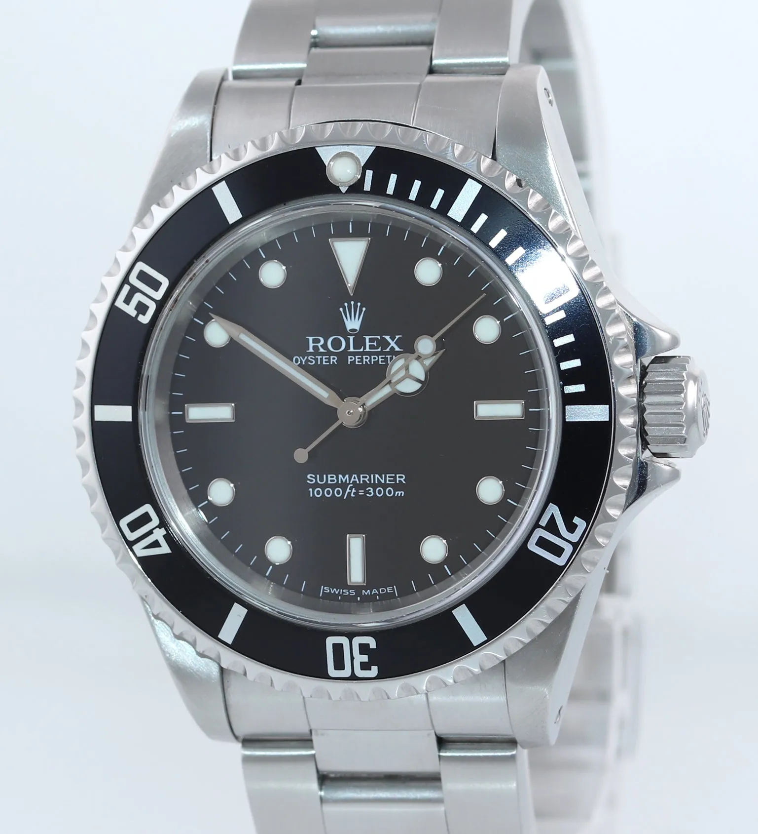 2005 MINT Rolex Submariner No-Date 14060m Steel Black Dive 40mm Watch Box