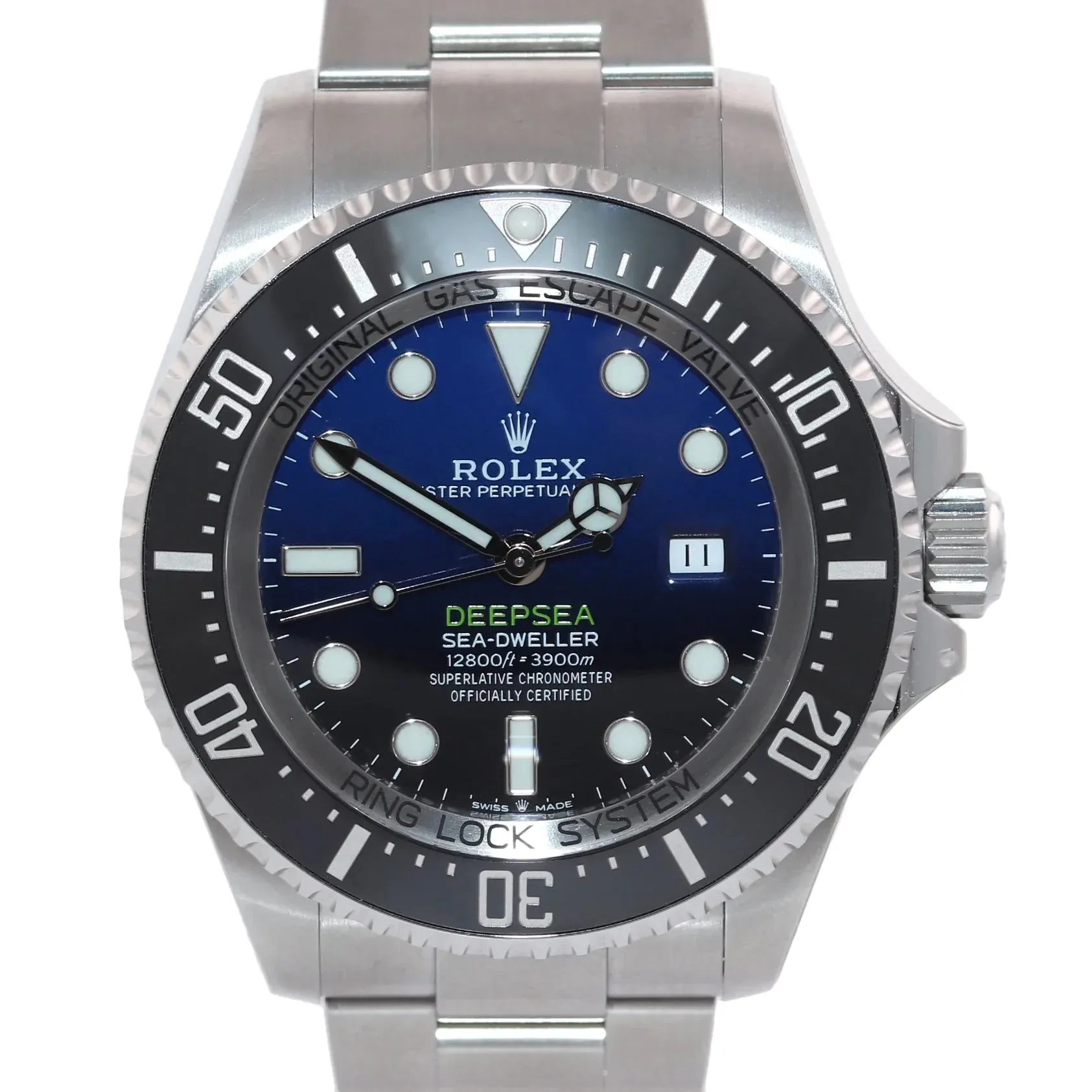2020 PAPERS Rolex Sea-Dweller Deepsea James Cameron Blue 126660 44mm Watch