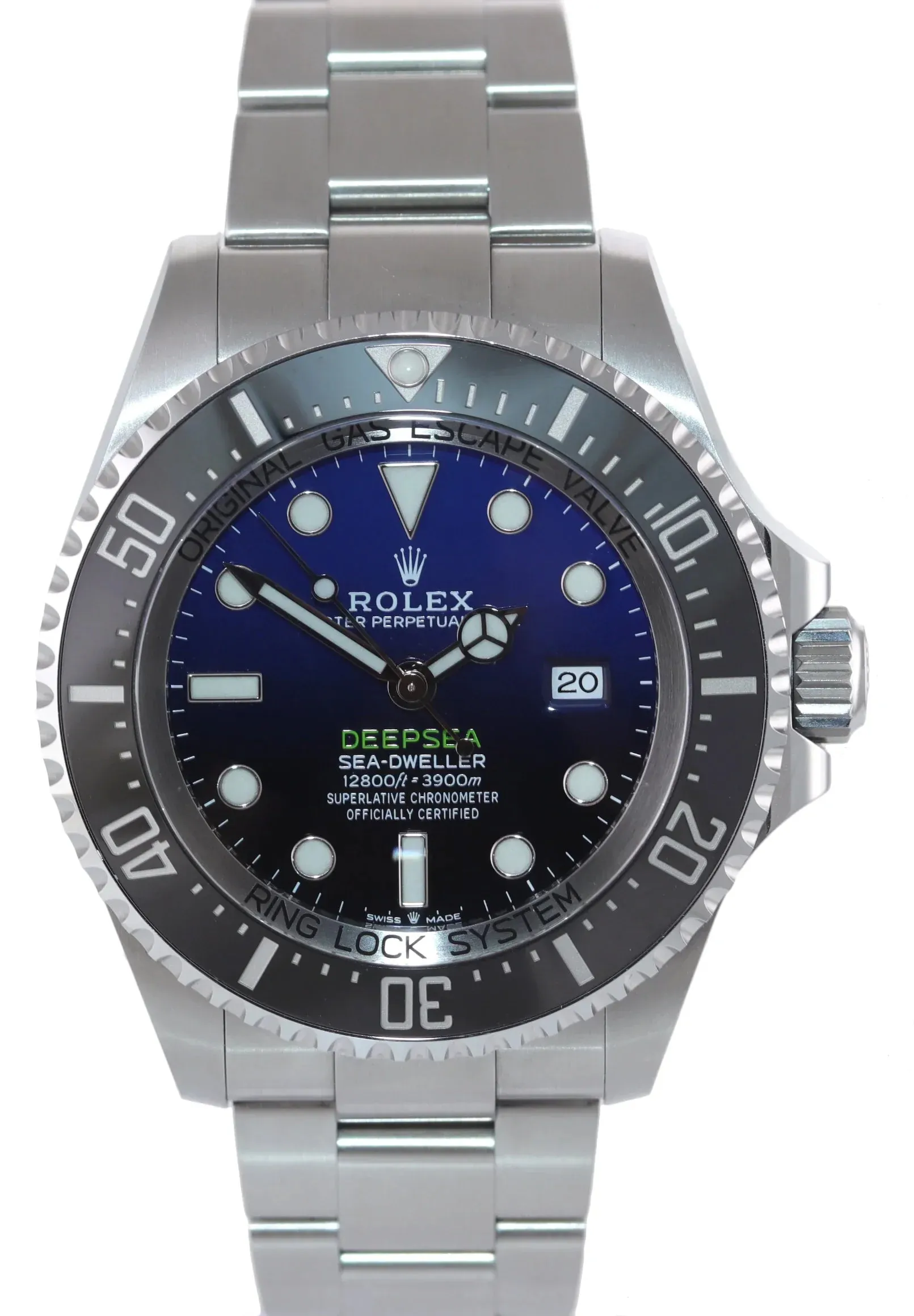 2020 PAPERS Rolex Sea-Dweller Deepsea James Cameron Blue 126660 44mm Watch