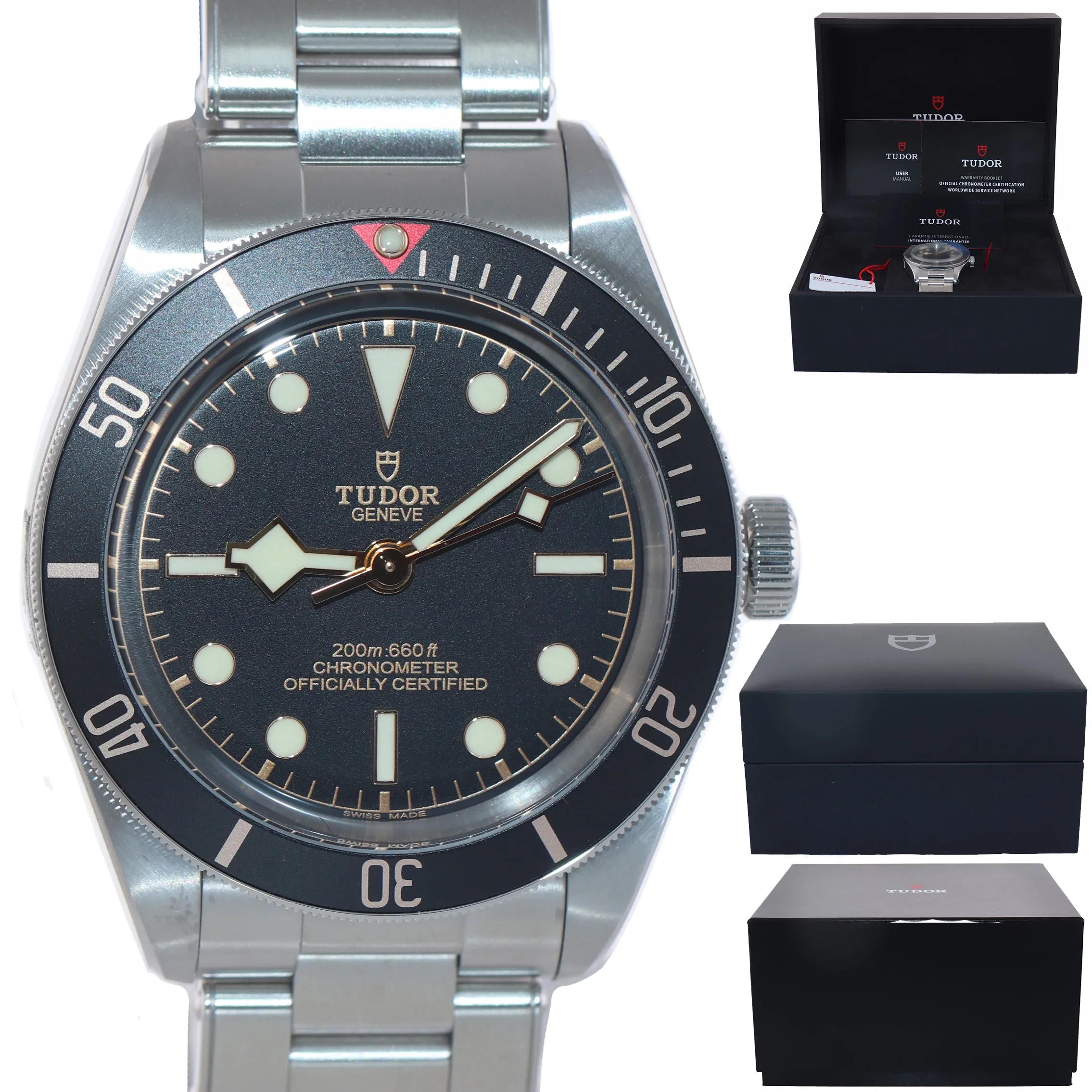 2020 STICKERED BRAND NEW Tudor Black Bay Fifty Eight 58 39mm Steel Watch 79030N