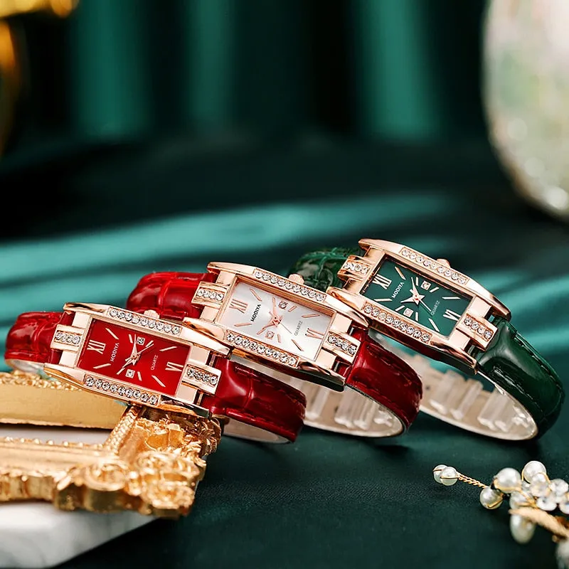 2022 Luxury Fashion Green Women Watch