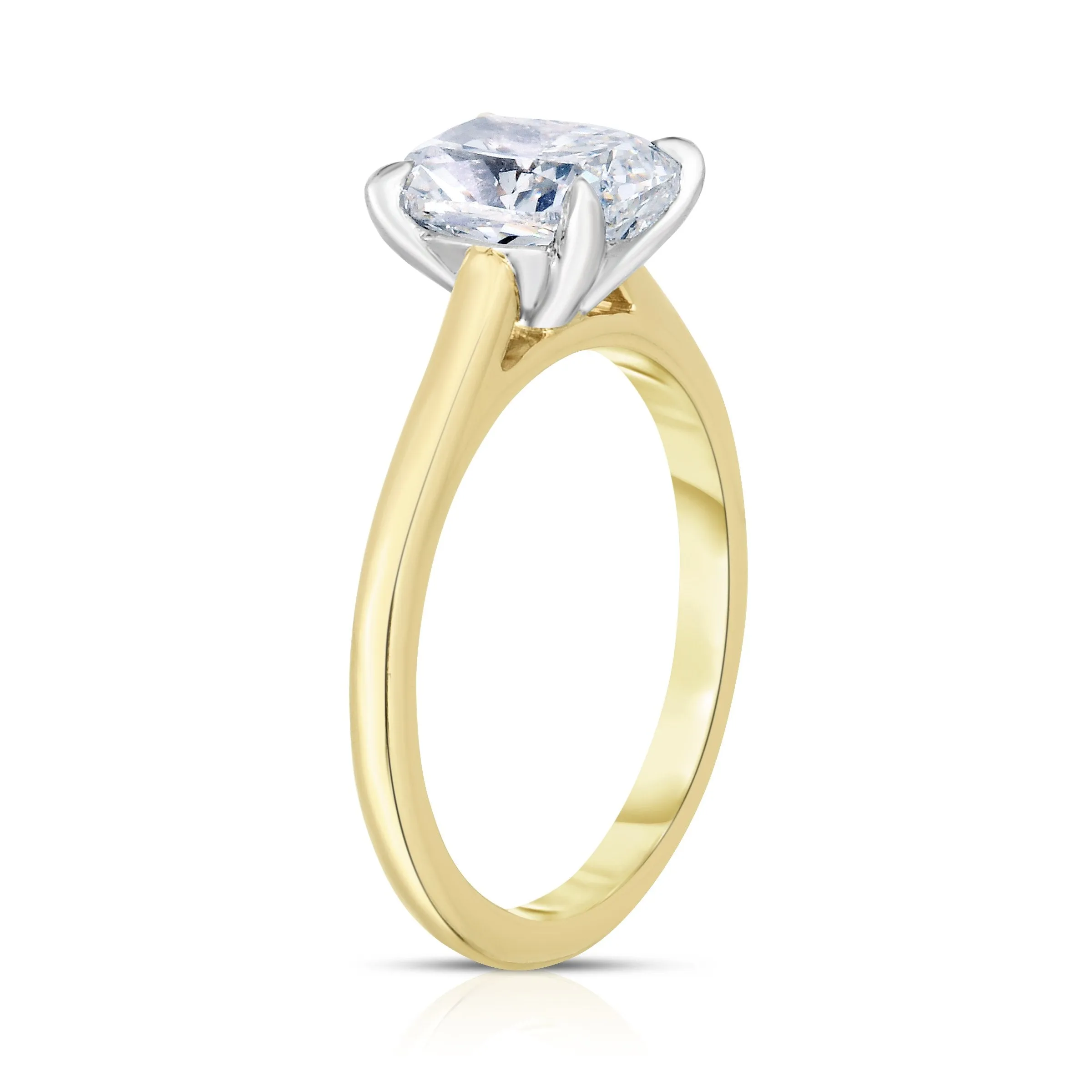 2.04CT CUSHION CUT ENGAGEMENT RING