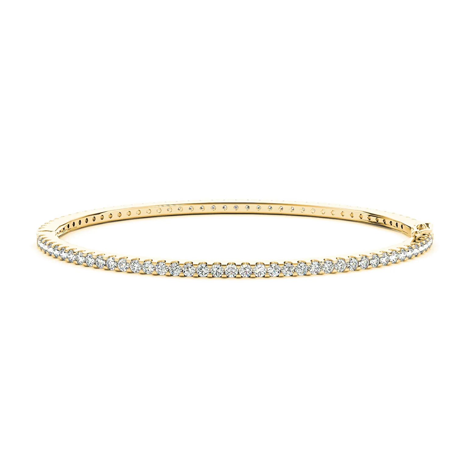 2.35 ctw Diamond Eternity Bangle Bracelet U Prong Set