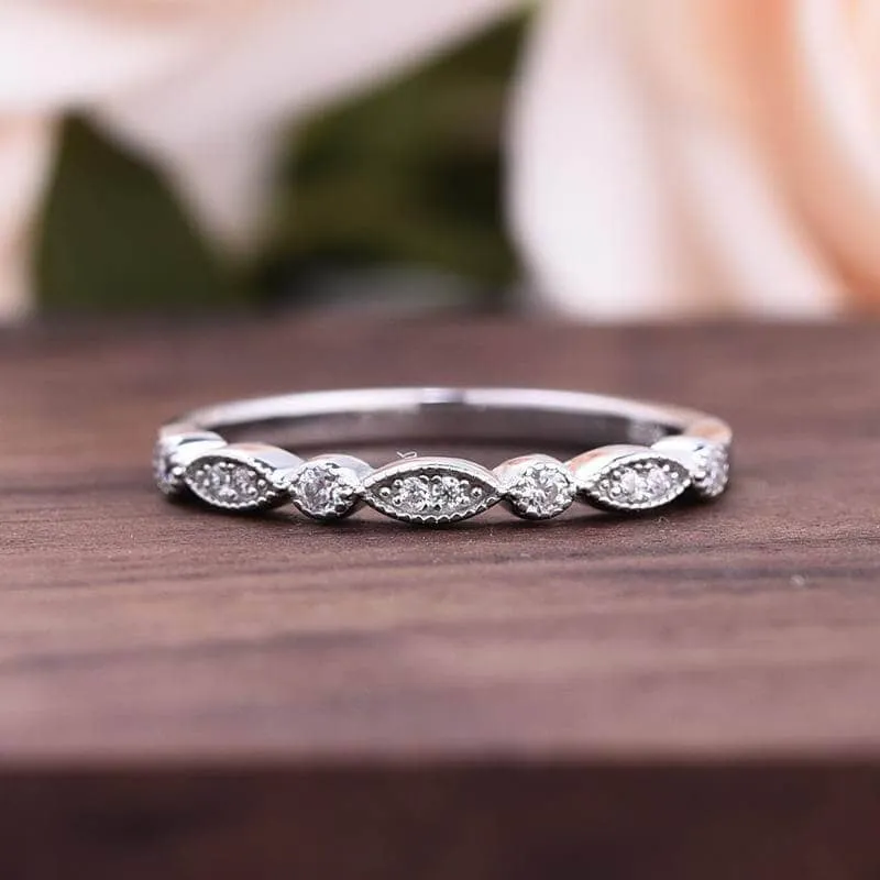 3.0ct Cushion Cut Simulated Diamond Wedding Ring Set