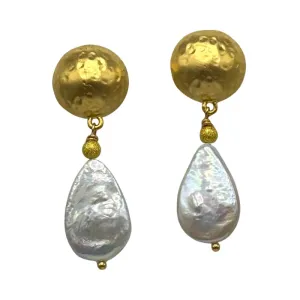 323-01-G | PEBBLE EARRING IN GOLD