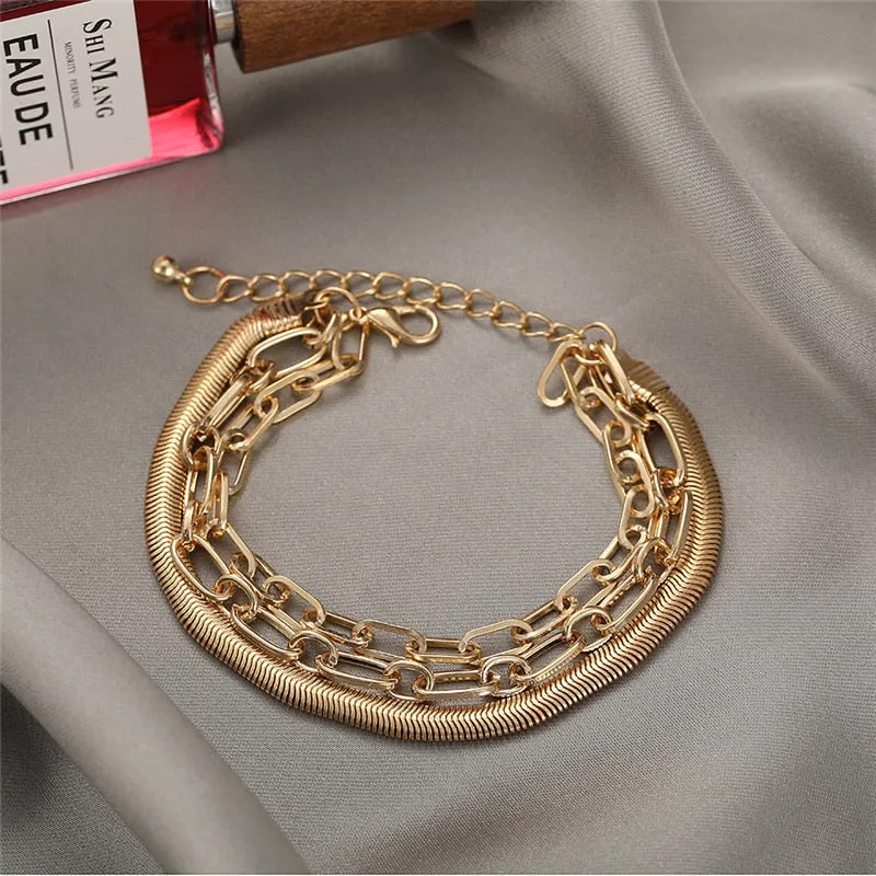 3PCS/Set Chain Bracelets