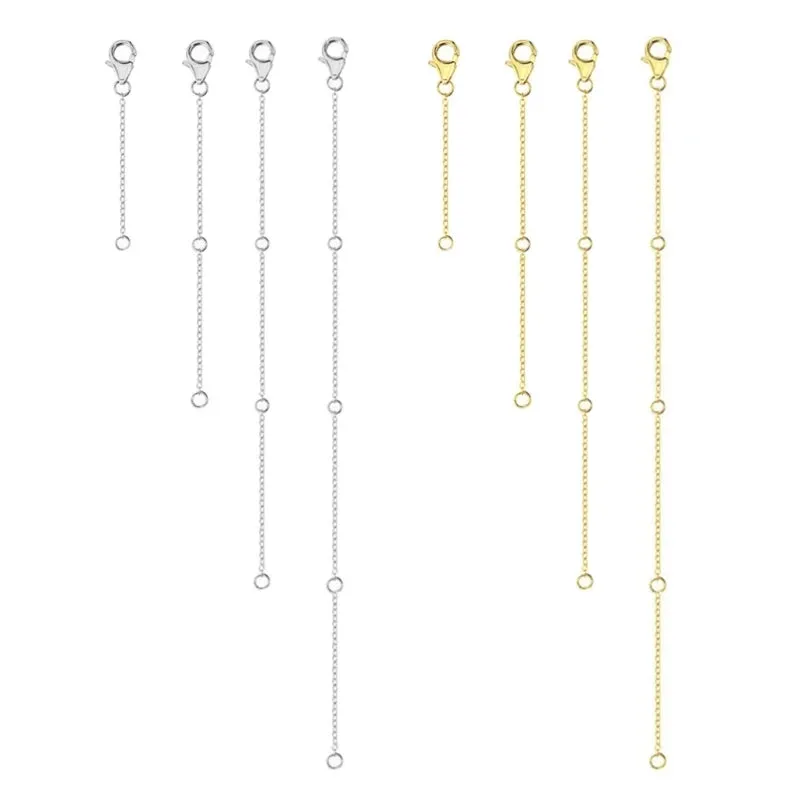 4pc Necklace Extender (2-8in) (5-20cm)