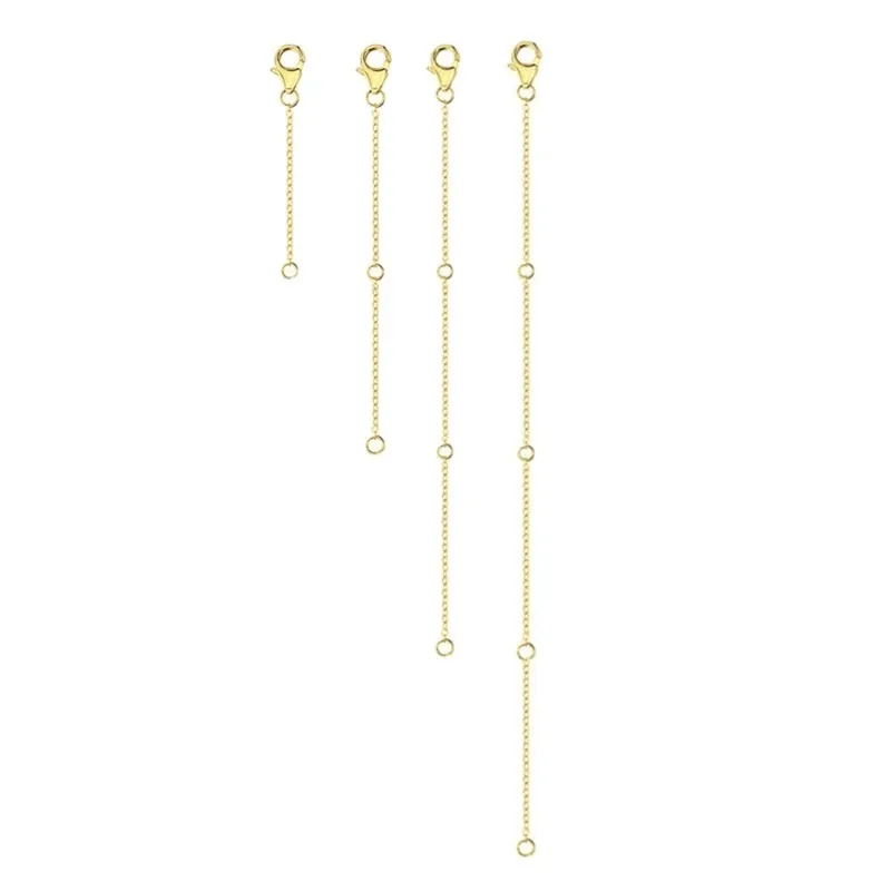 4pc Necklace Extender (2-8in) (5-20cm)