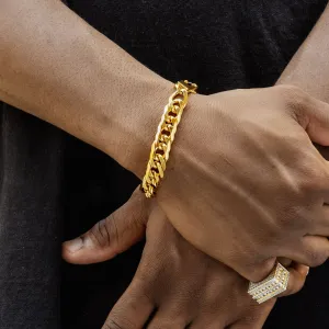 6-Sided | 12mm Miami Cuban Link Bracelet KRKC