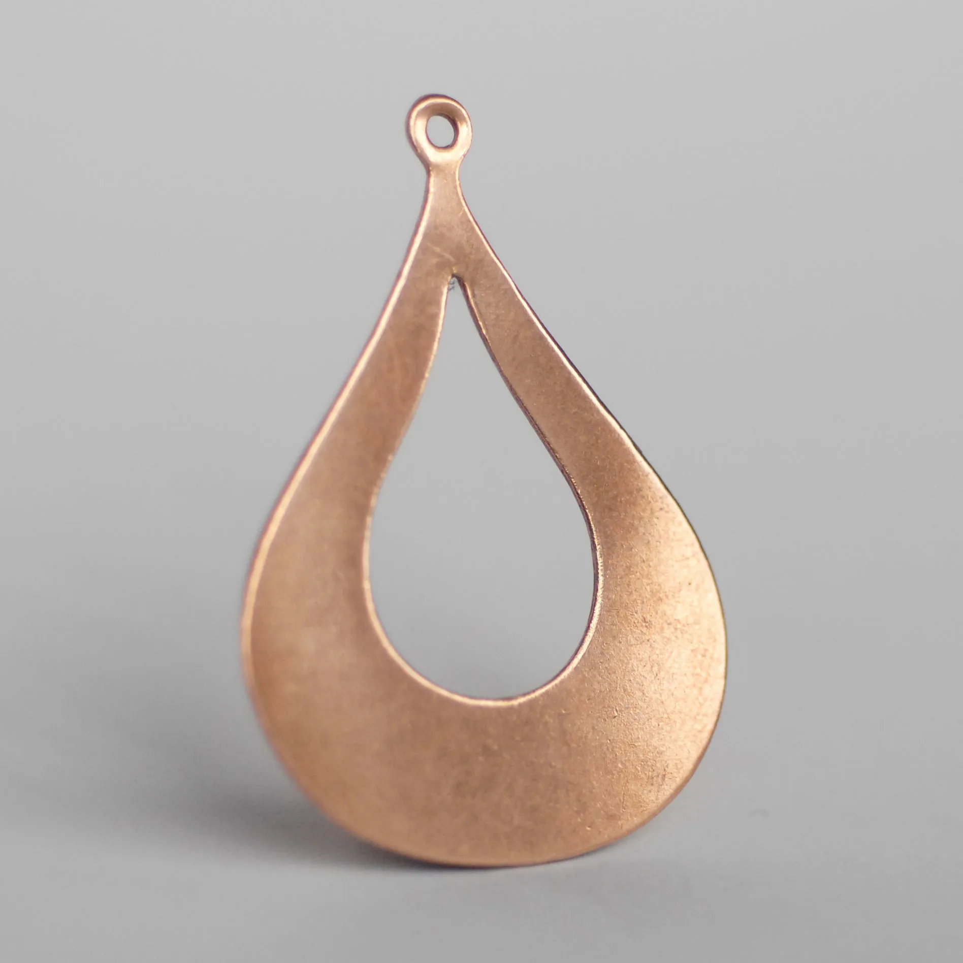 Arabic teardrop blank with cutout for layered pendants, or earrings - DIY Jewelry Supplies by SupplyDiva