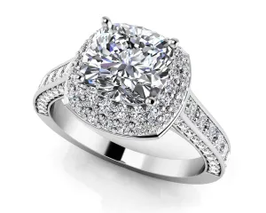 Beginning Journey Lab-Grown Diamond Engagement Ring with 1.56 ct. (0.50 ct. center diamond)