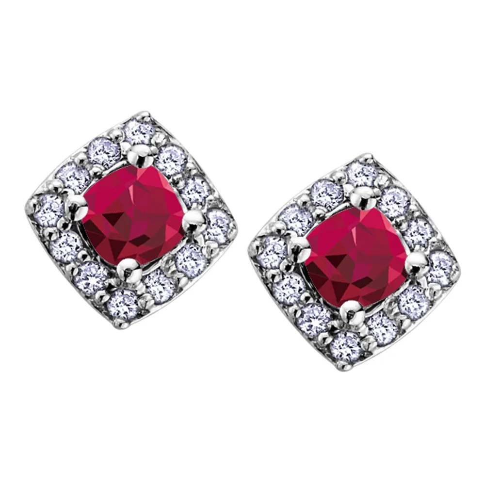 Birthstone Stud Earrings