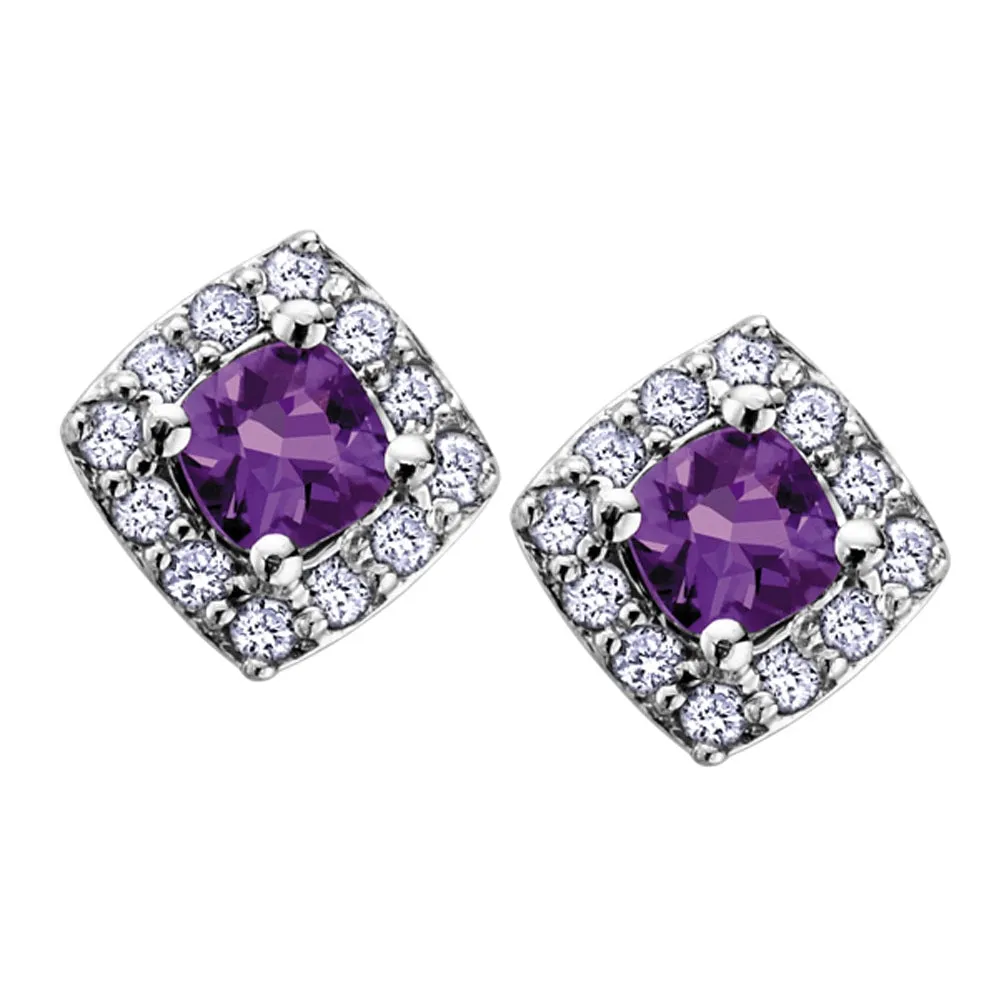 Birthstone Stud Earrings