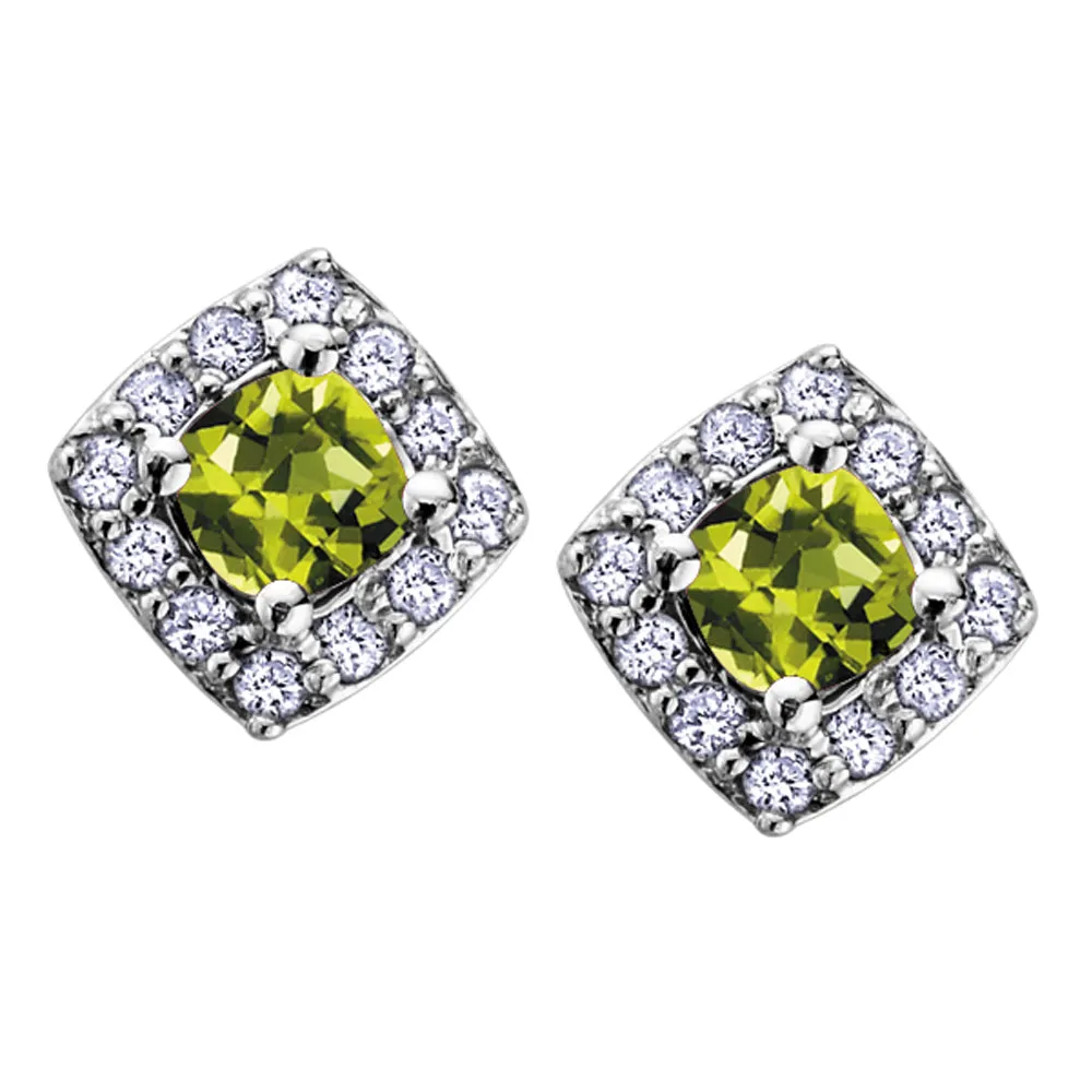 Birthstone Stud Earrings