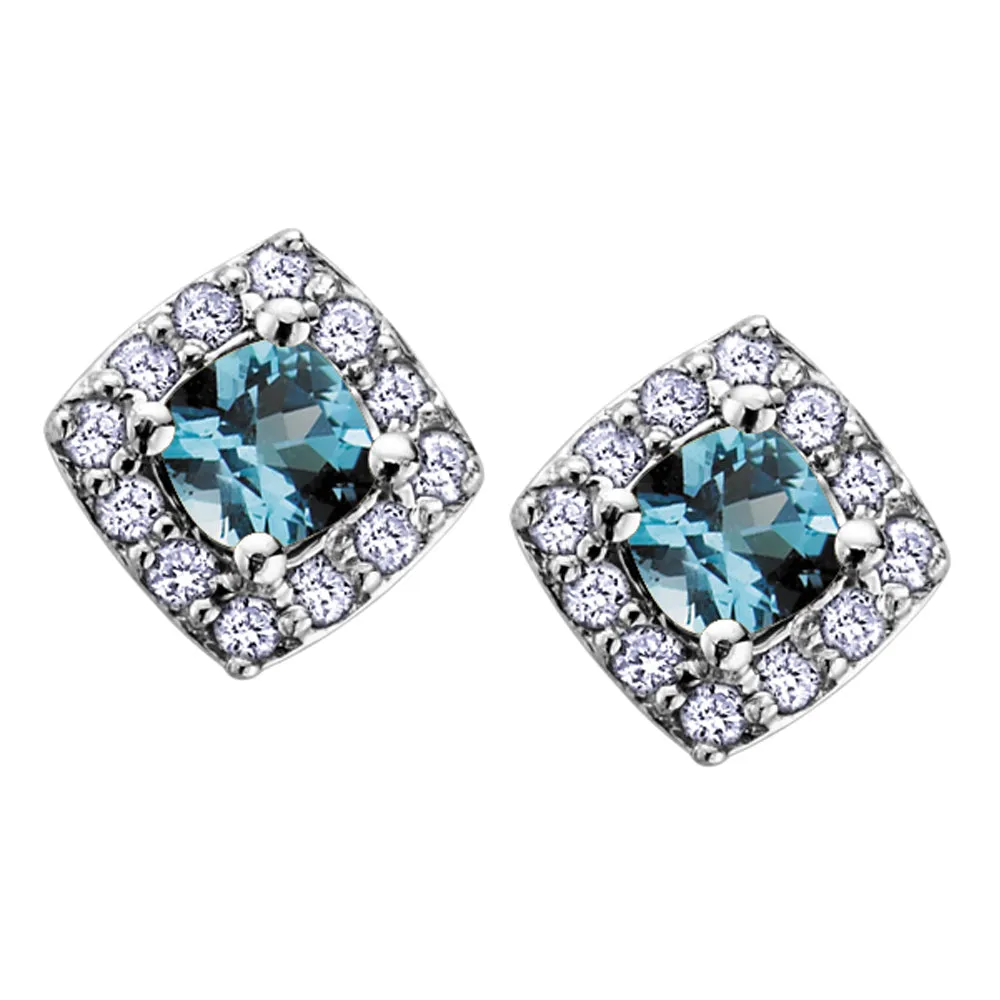 Birthstone Stud Earrings