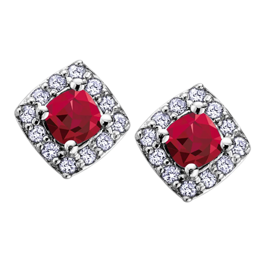 Birthstone Stud Earrings
