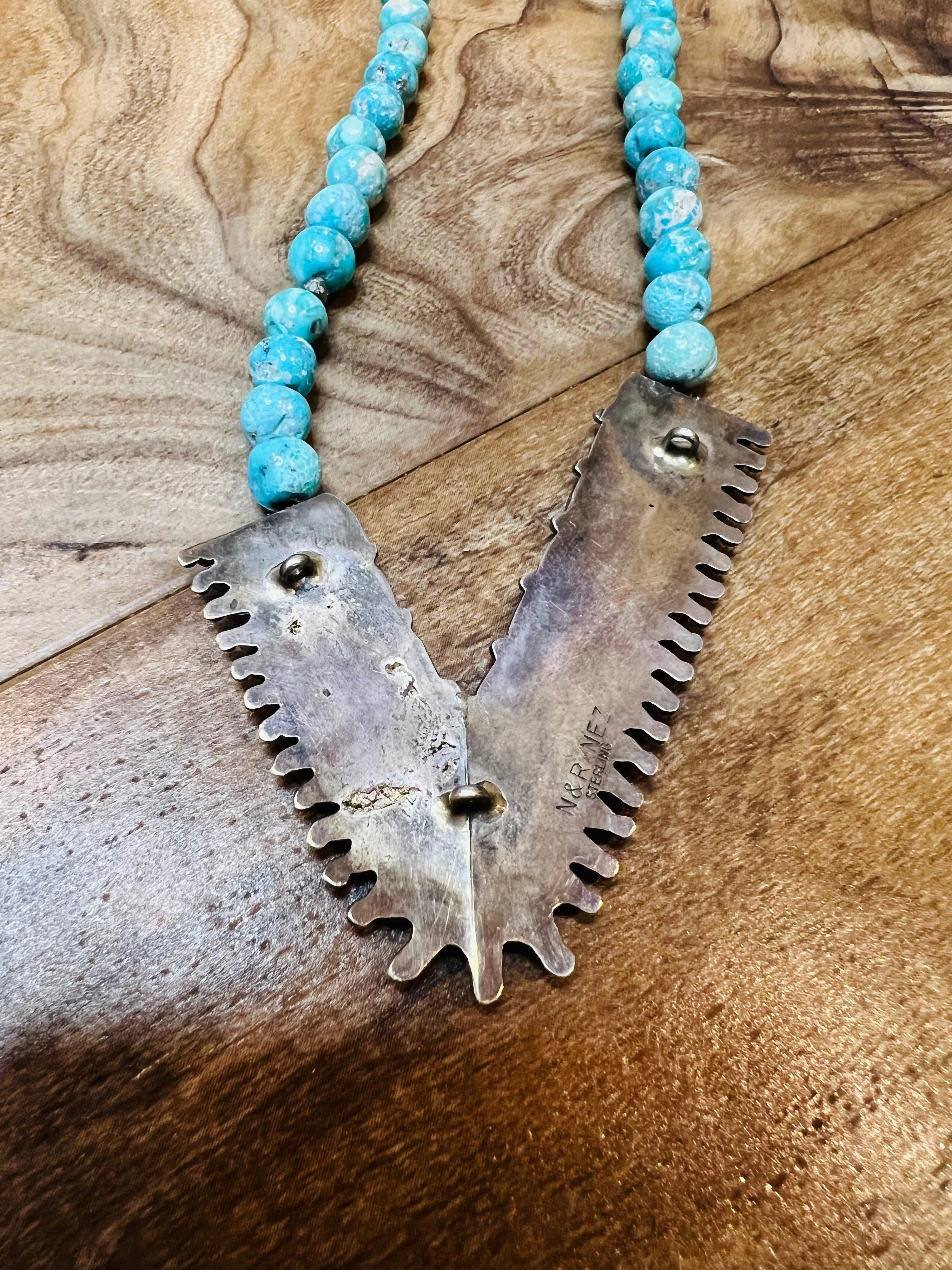 Bold Cowgirl Turquoise Necklace