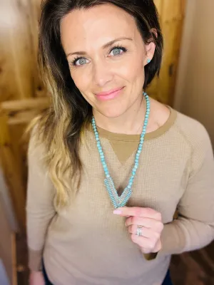 Bold Cowgirl Turquoise Necklace
