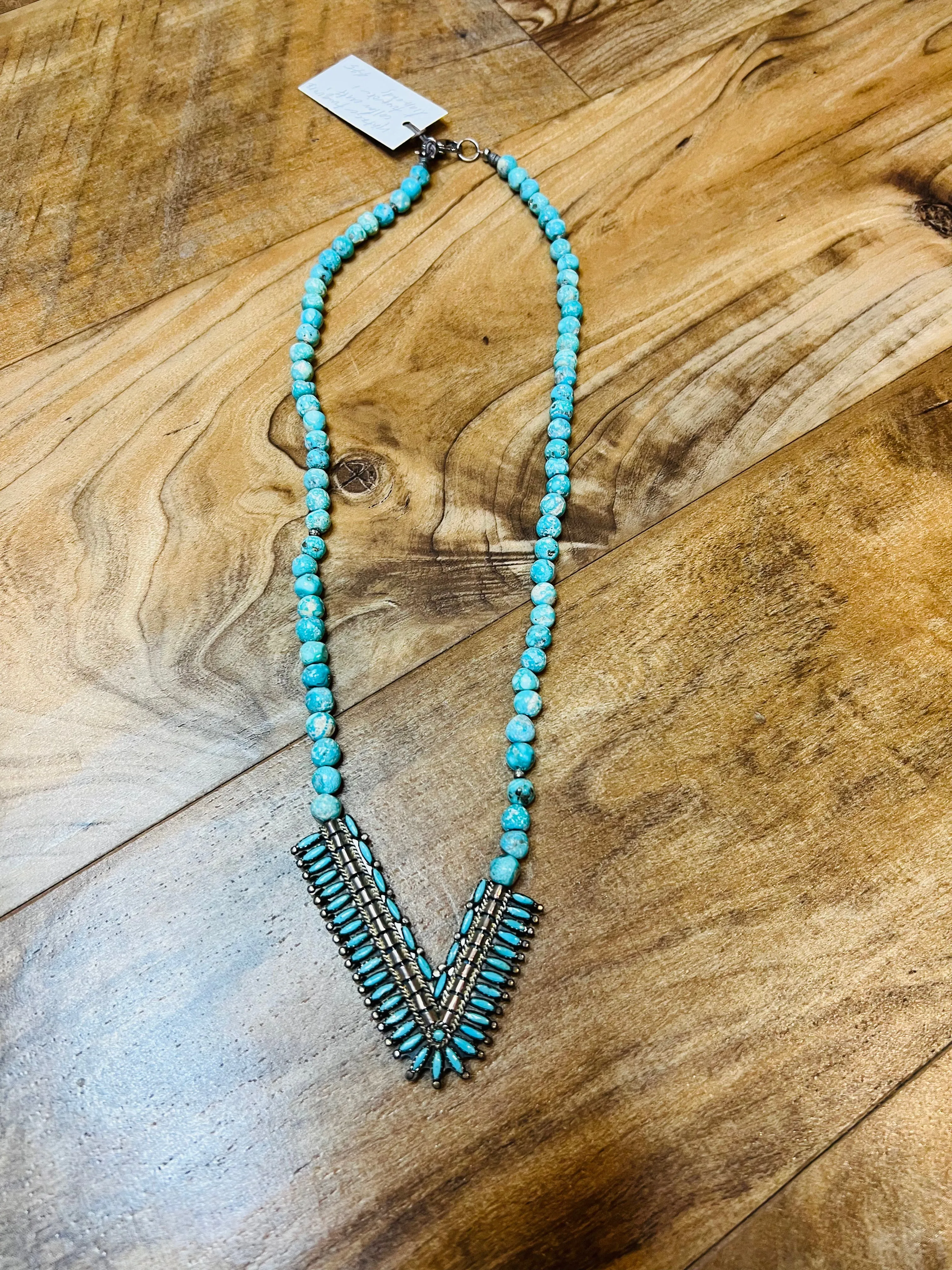 Bold Cowgirl Turquoise Necklace