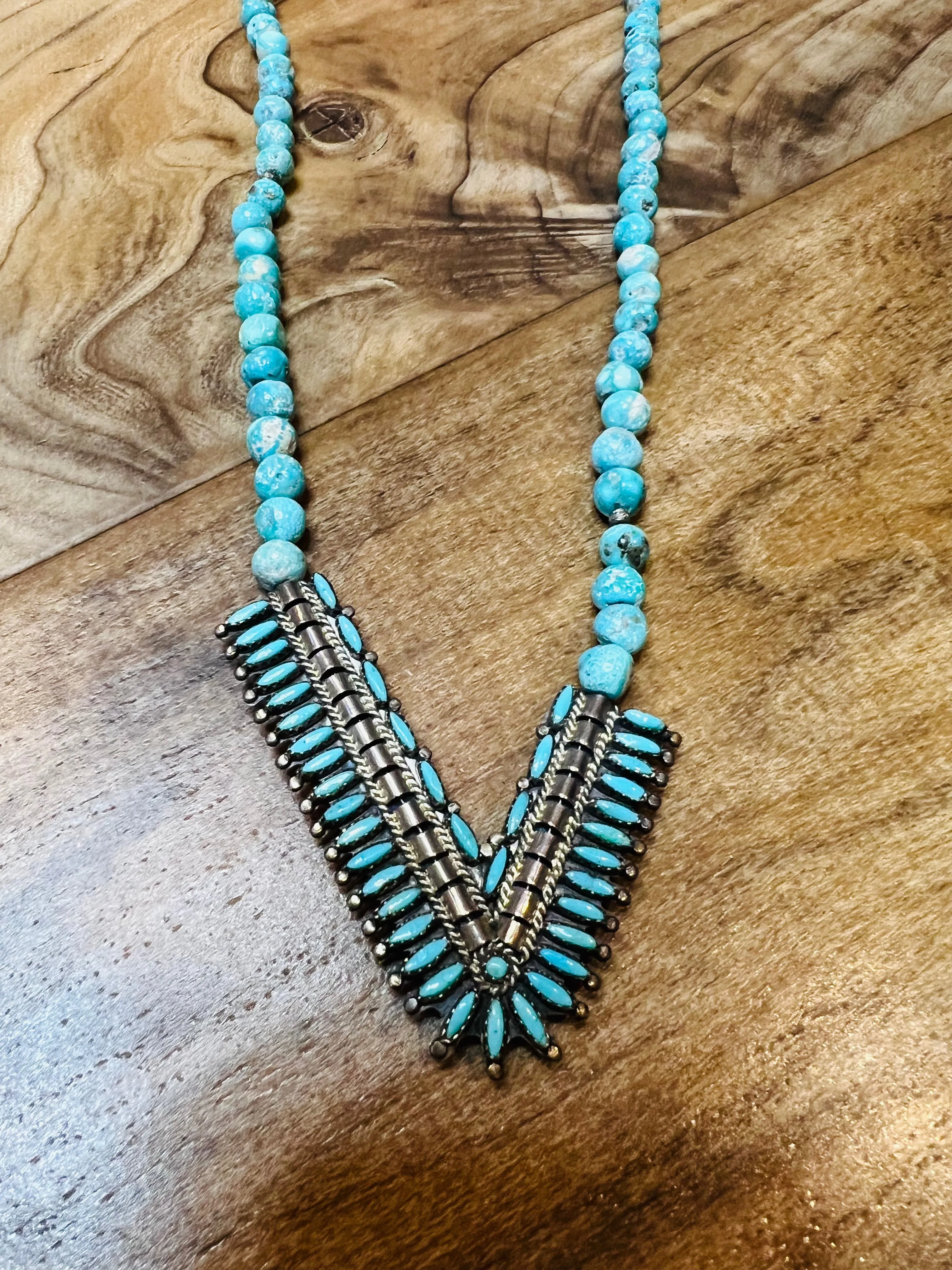 Bold Cowgirl Turquoise Necklace