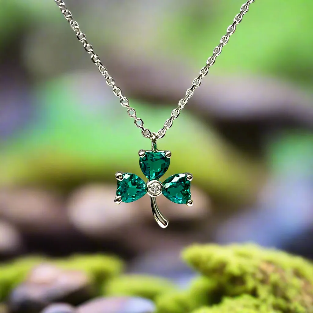 Bostonian Lucky Clover Necklace