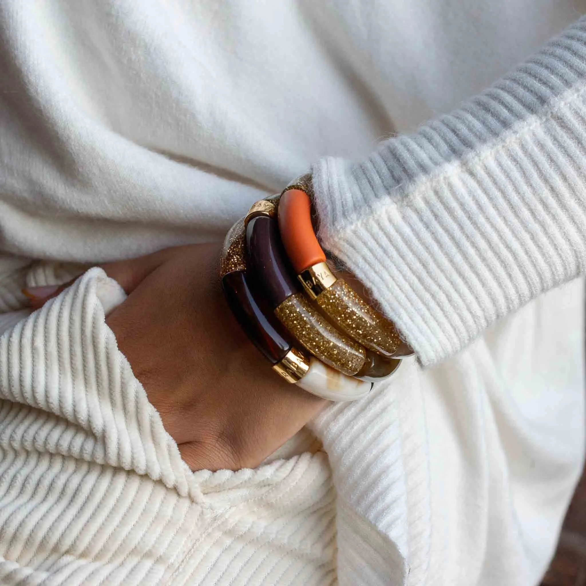 BRACELET PIPOCA TERRA-OURO 3