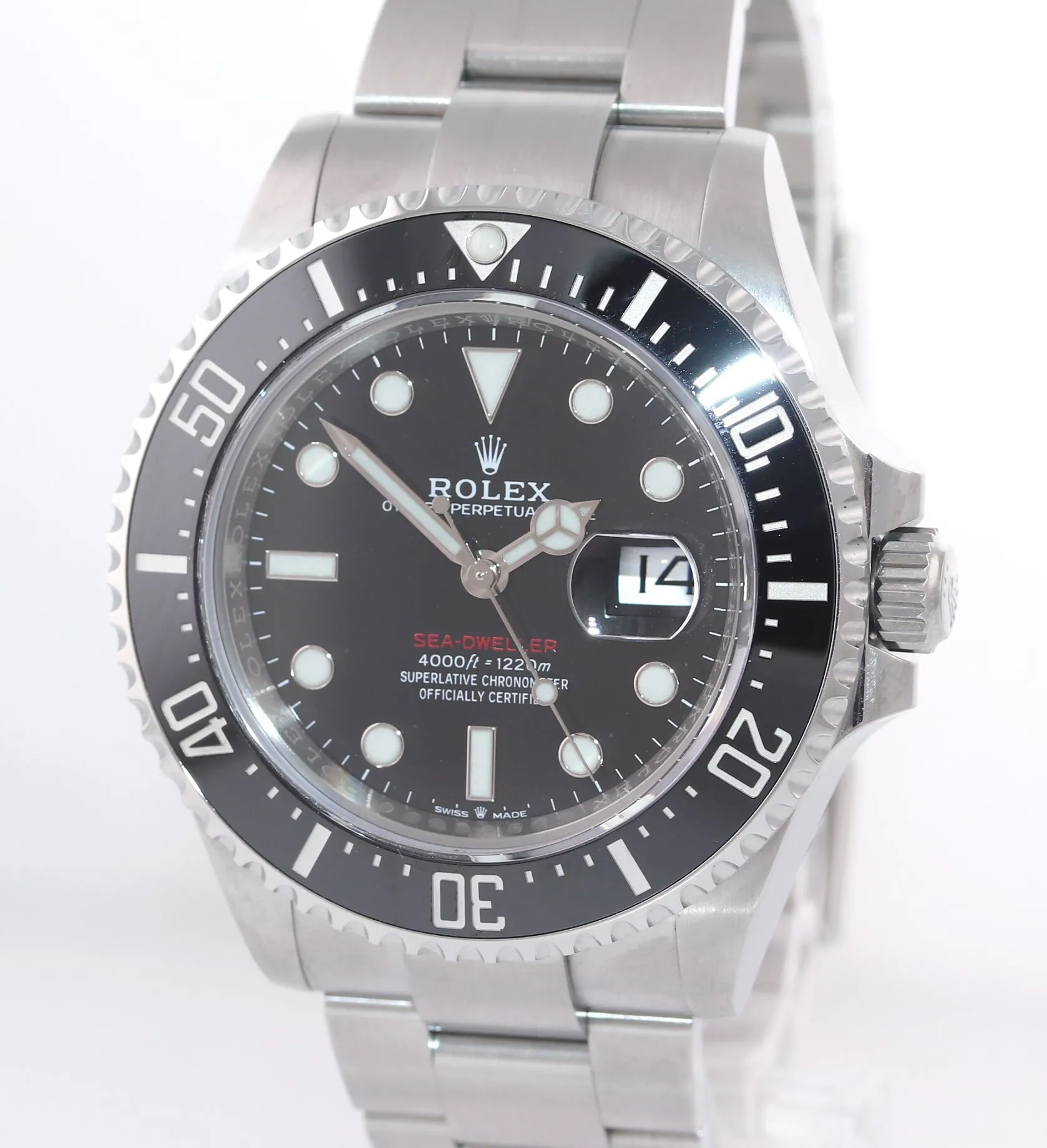 BRAND NEW 2020 PAPERS Mark II Rolex Red Sea-Dweller 43mm 126600 Steel Watch