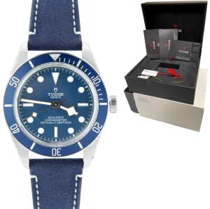 BRAND NEW 2020 Tudor Black Bay 58 Stainless Blue 39mm Automatic Watch 79030B B P