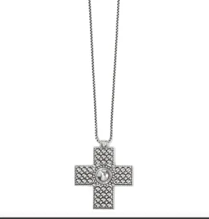 Brighton Pretty Tough Bold Cross Necklace JM7470
