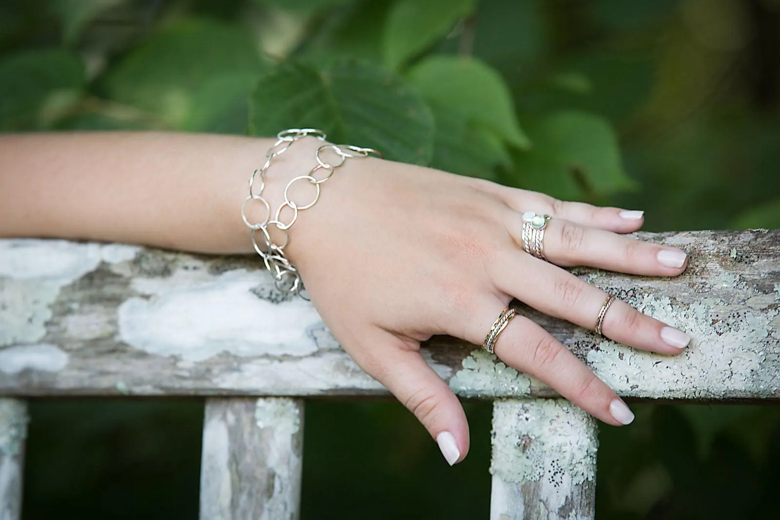 Bubble Chain Bracelet - Mixed Metals