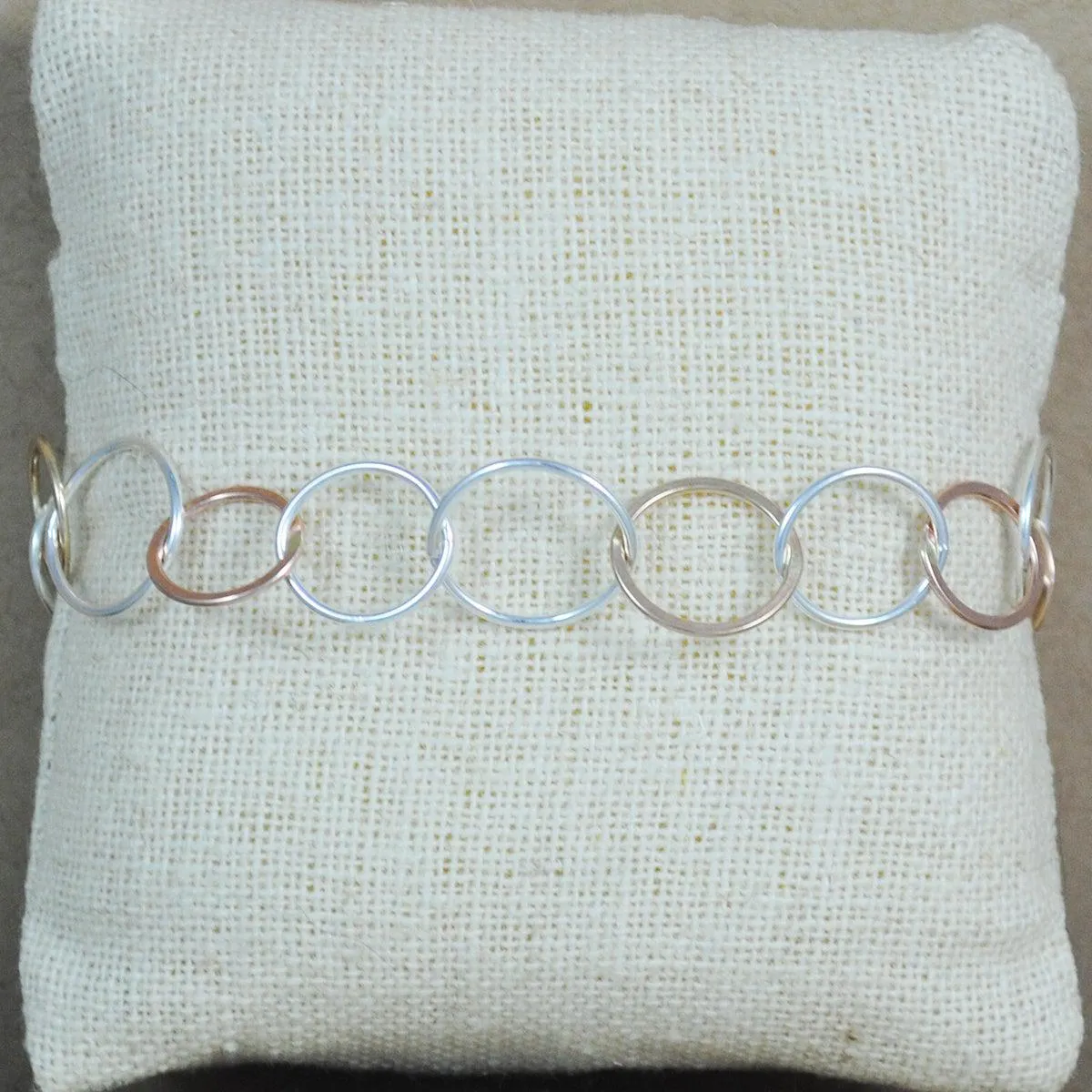 Bubble Chain Bracelet - Mixed Metals