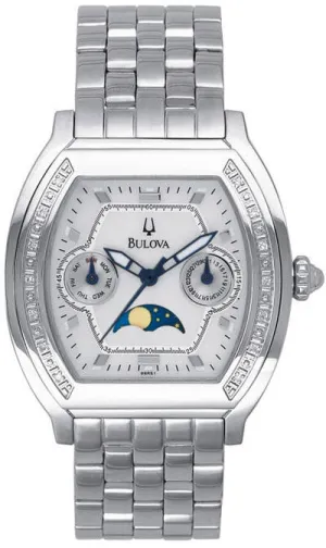 Bulova Diamond Moonphase Ladies Watch 96R51