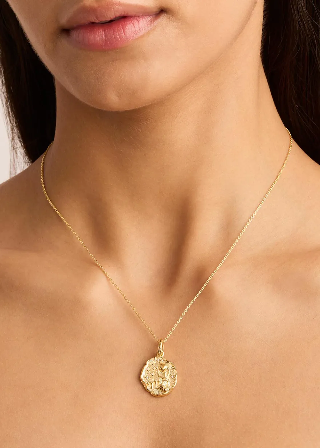 BY CHARLOTTE She Is Zodiac Aries Necklace - 18k Gold Vermeil