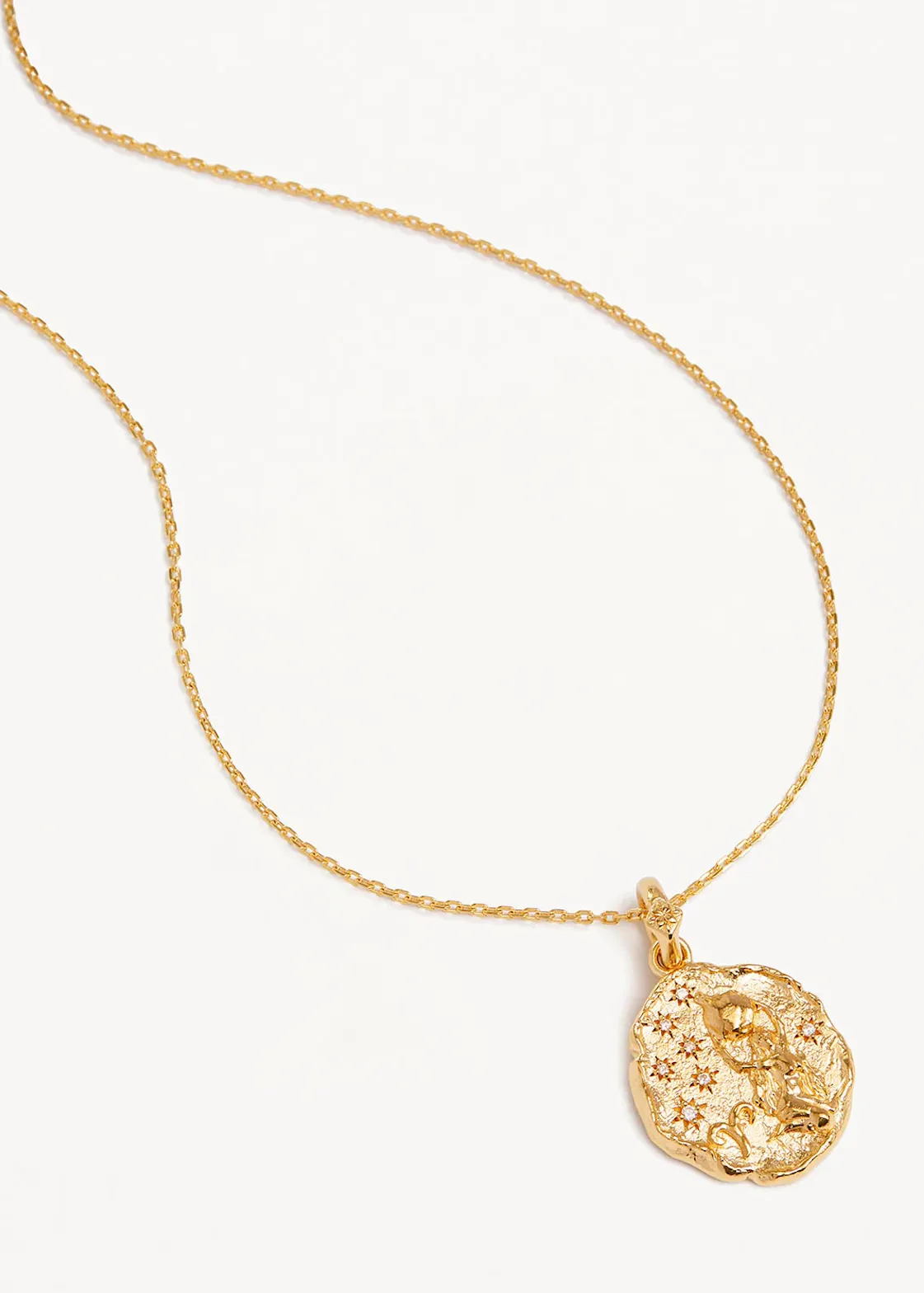 BY CHARLOTTE She Is Zodiac Aries Necklace - 18k Gold Vermeil