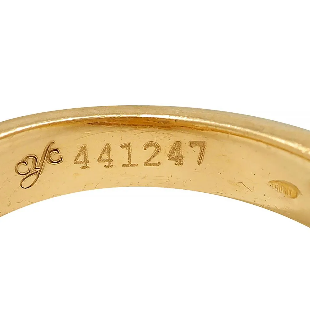 Carrera y Carrera 1.25 CTW Diamond 18 Karat Two-Tone Gold Contemporary Pavé Bypass Dragon Ring