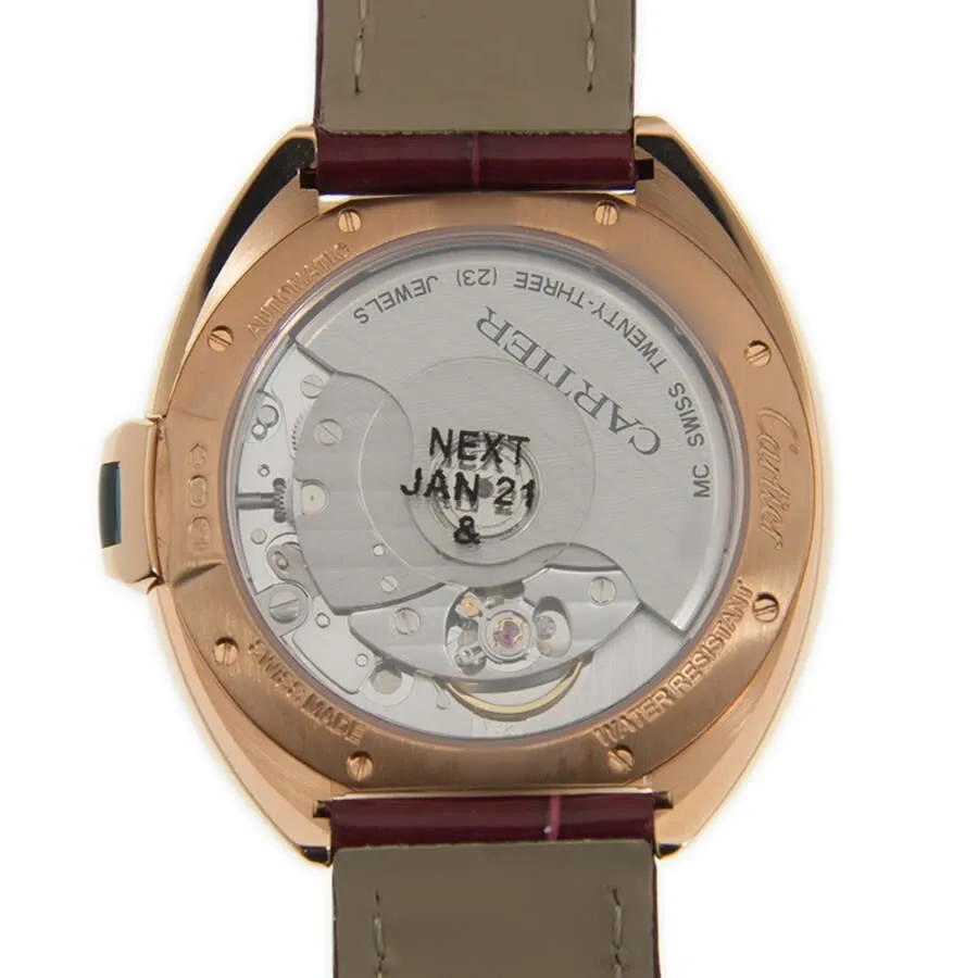 Cartier Cle Diamond Silver Dial Ladies Watch WJCL0048