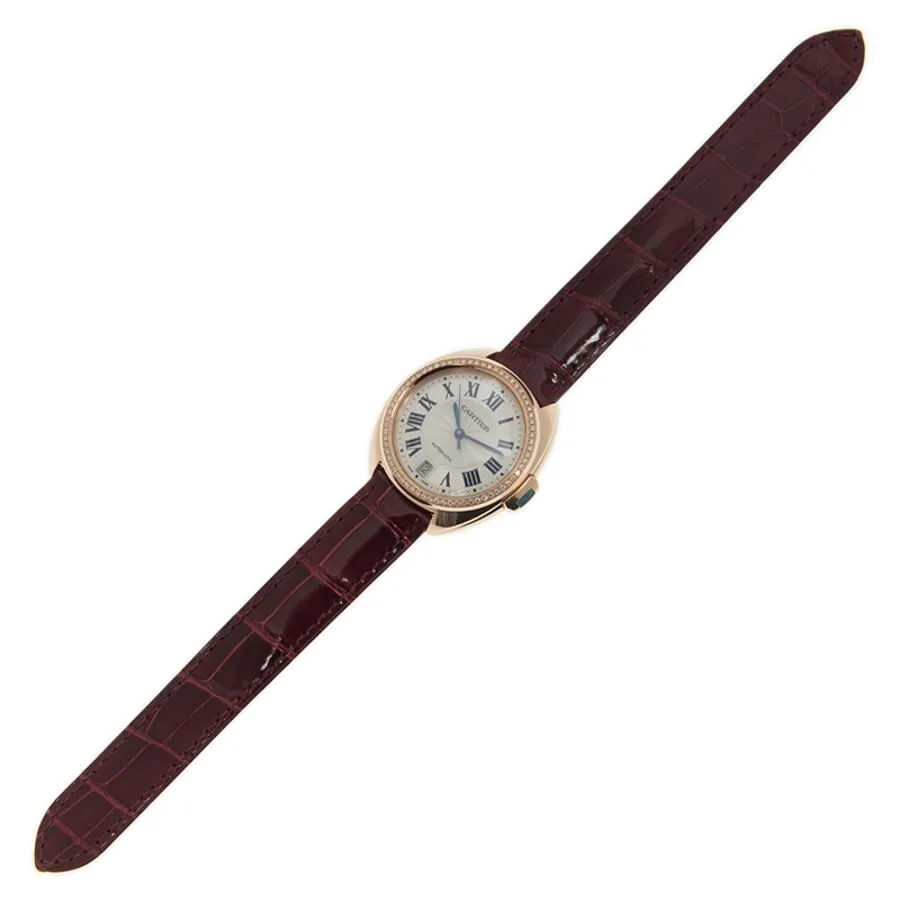 Cartier Cle Diamond Silver Dial Ladies Watch WJCL0048